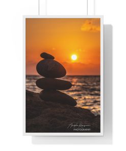 Simplicity's power - Vertical Framed Poster